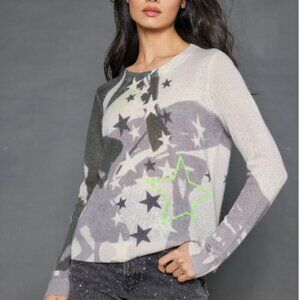 Lisa Todd Solar Power Print Cashmere Sweater